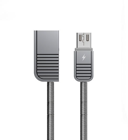 Remax RC-088m Linyo datový kabel micro USB,stříbrný - obrázek produktu