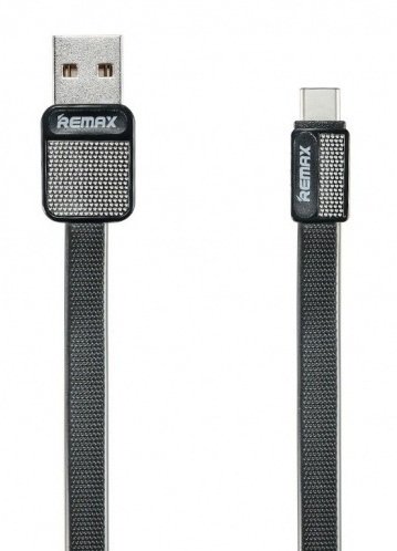 Remax RC-044a Platinum datový kabel typ USB C,černý - obrázek produktu