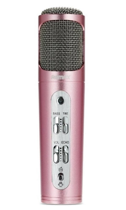 Remax RM-K02, mikrofon, růžově zlatá - obrázek produktu