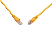 SOLARIX patch kabel CAT5E UTP PVC 7m žlutý - obrázek produktu