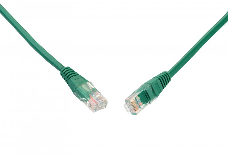 SOLARIX patch kabel CAT5E UTP PVC 5m zelený non-snag proof - obrázek produktu