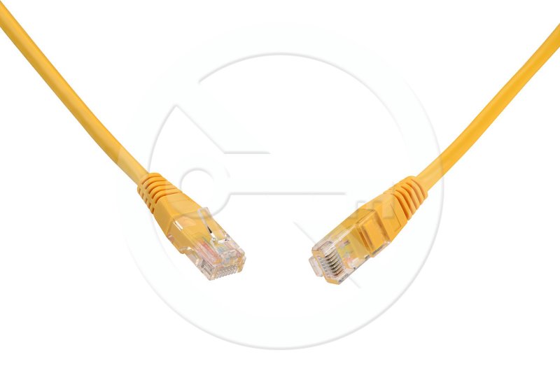 SOLARIX patch kabel CAT5E UTP PVC 2m žlutý - obrázek produktu