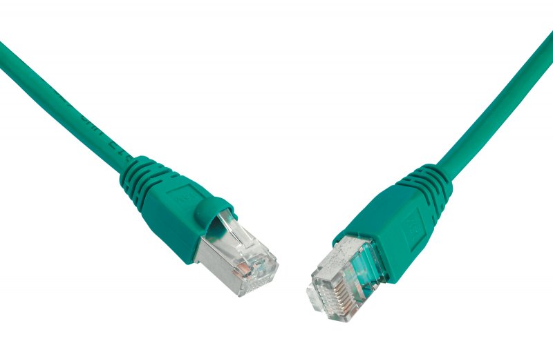 SOLARIX patch kabel CAT6 UTP PVC 0,5m zelený - obrázek produktu