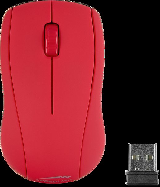 SL-630003-RD SNAPPY Mouse - Wireless USB, red - obrázek produktu