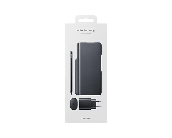 Samsung Note Pack (Flip, Stylus, Adapter)  Black - obrázek produktu