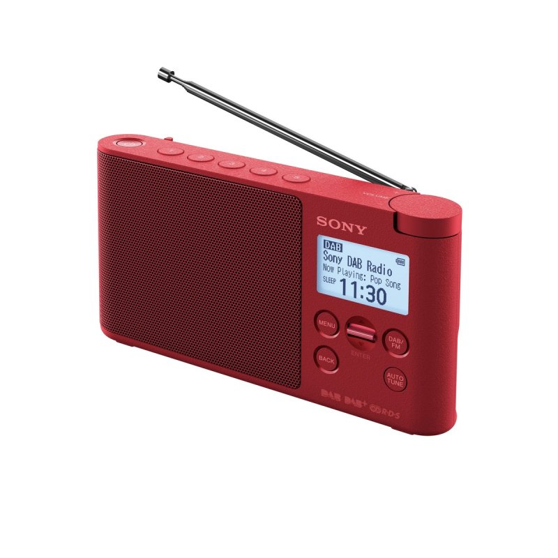 Sony radiopřijímač XDRS41DR.EU8 DAB tuner červený - obrázek produktu