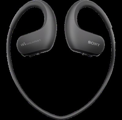 Sony MP3 přehrávač 4 GB NW-WS413 černý,voděodolný - obrázek produktu