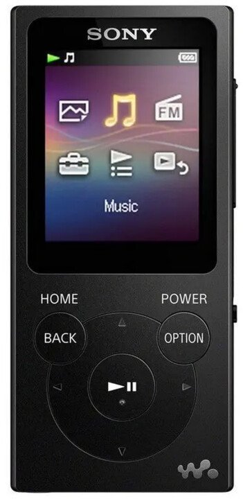 Sony MP3 8GB NW-E394L, černý - obrázek produktu