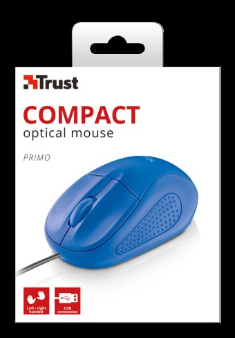 myš TRUST Primo Optical Compact - blue - obrázek č. 2