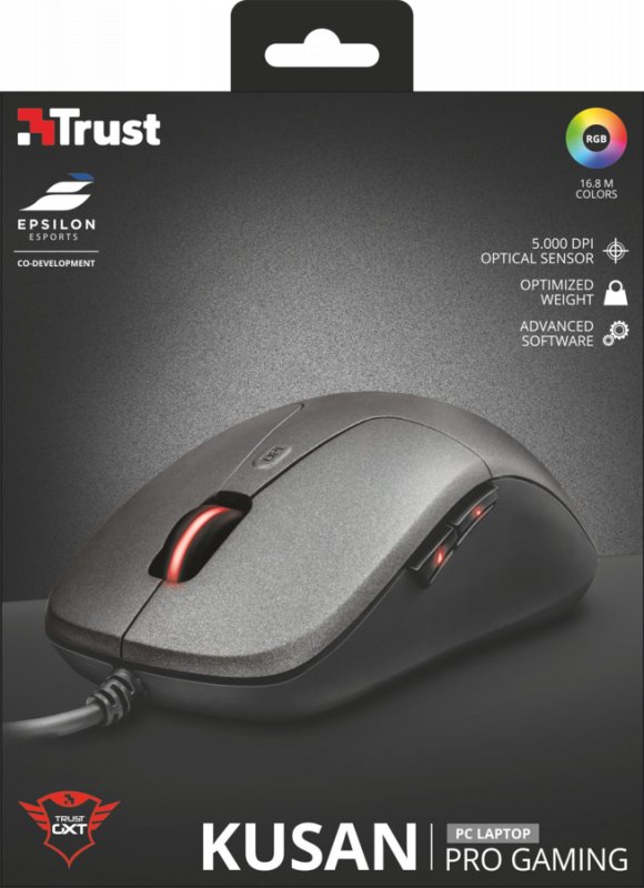 myš TRUST GXT 180 Kusan Pro Gaming mouse - obrázek č. 4