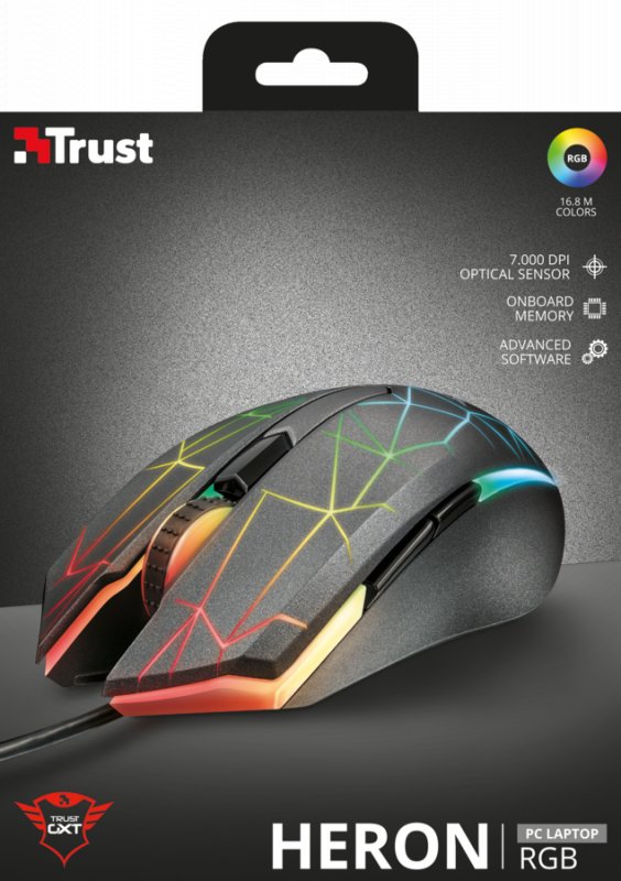 myš TRUST GXT 170 Heron RGB Mouse - obrázek č. 5