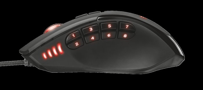myš TRUST GXT 164 Sikanda MMO Mouse - obrázek č. 5