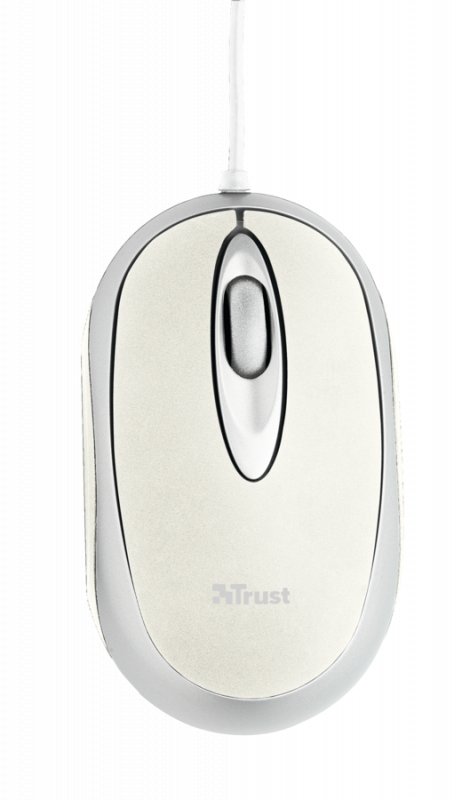 myš TRUST Centa Mini Mouse White, USB k NB - obrázek č. 1