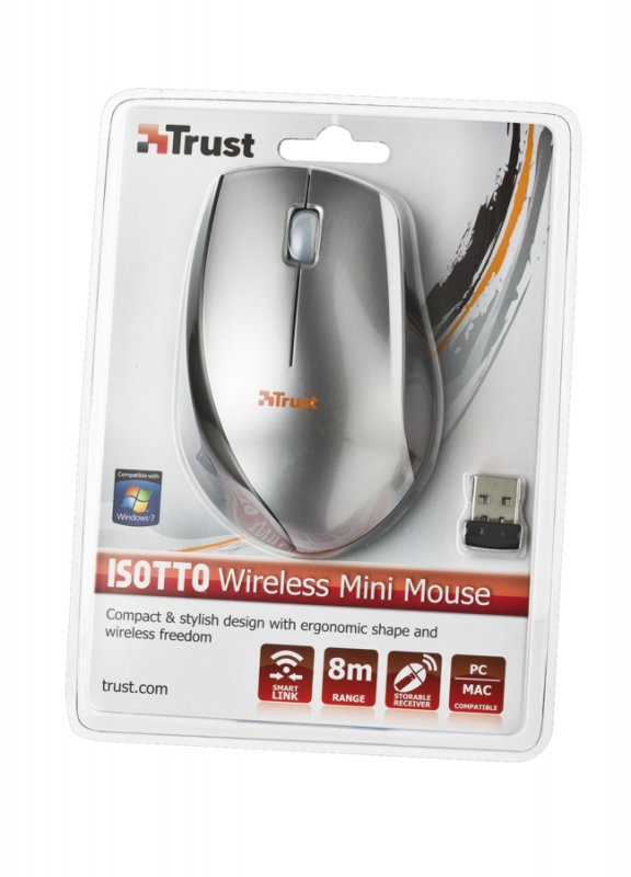 myš TRUST Isotto Wireless Mini Mouse - obrázek č. 2