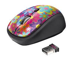 myš TRUST Yvi Wireless Mouse - flower power - obrázek produktu