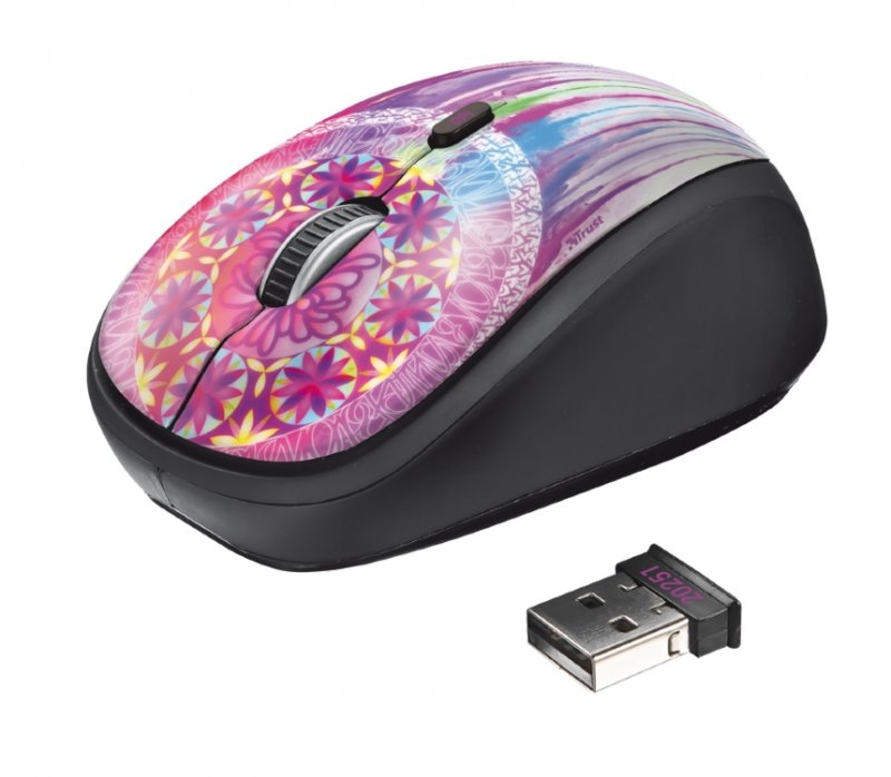 myš TRUST Yvi Wireless Mouse - dream catcher - obrázek produktu