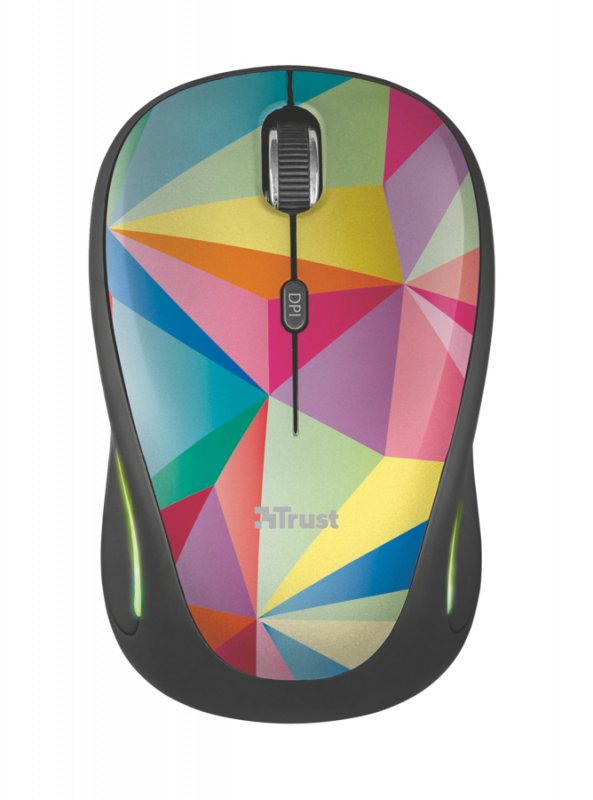 myš TRUST Yvi FX Wireless Mouse - geometrics - obrázek produktu
