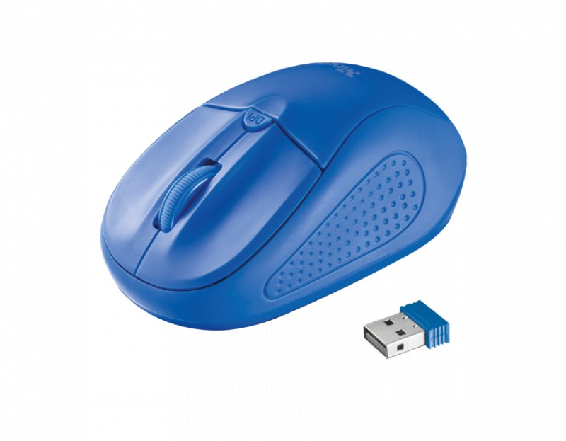 TRUST Primo/ Cestovní/ Optická/ Bezdrátová USB/ Modrá - obrázek produktu