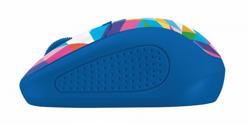 myš TRUST Primo Wireless Mouse - blue geometry - obrázek č. 2