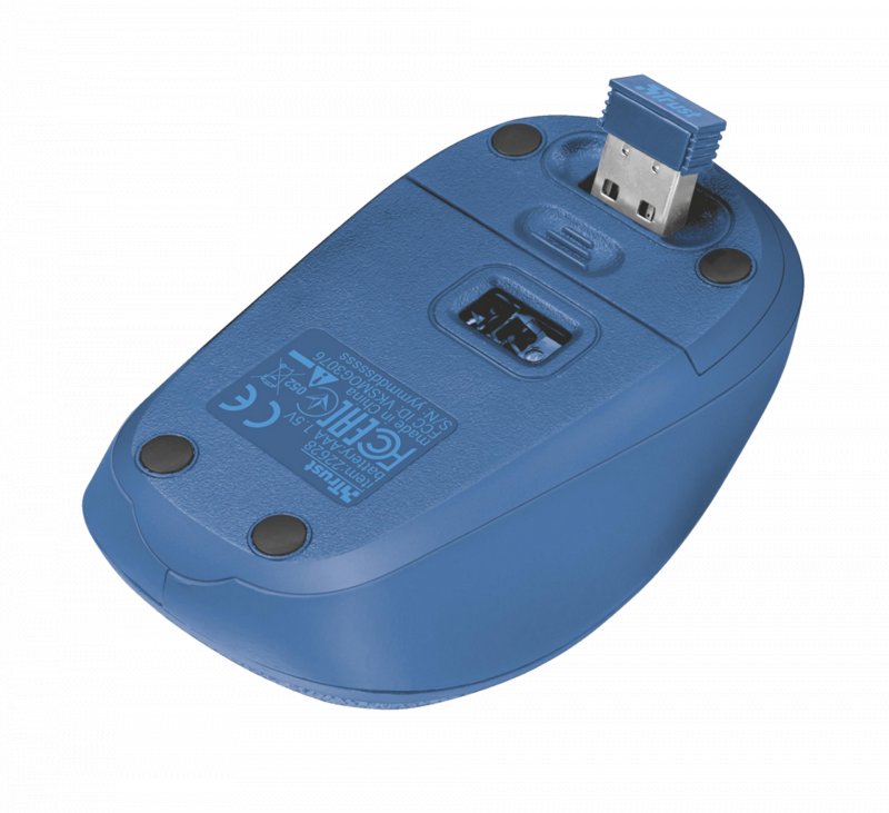 myš TRUST Yvi Fabri Wireless Mouse - blue - obrázek č. 1