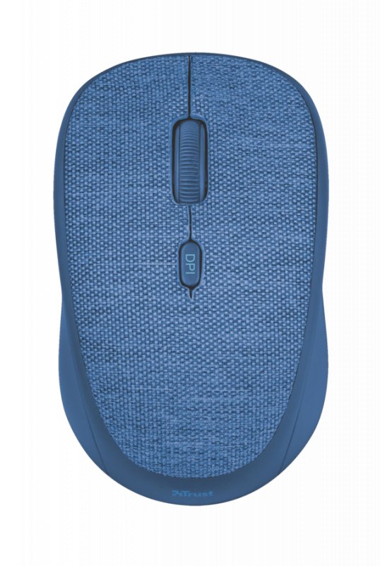 myš TRUST Yvi Fabri Wireless Mouse - blue - obrázek produktu