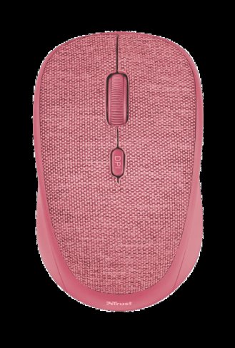 myš TRUST Yvi Fabri Wireless Mouse - pink - obrázek produktu