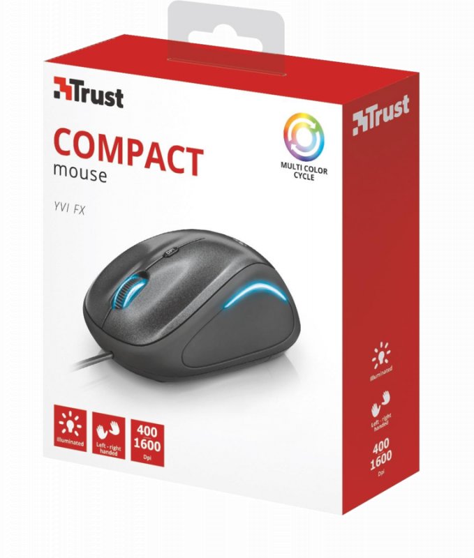 myš TRUST Yvi FX compact mouse - obrázek č. 3