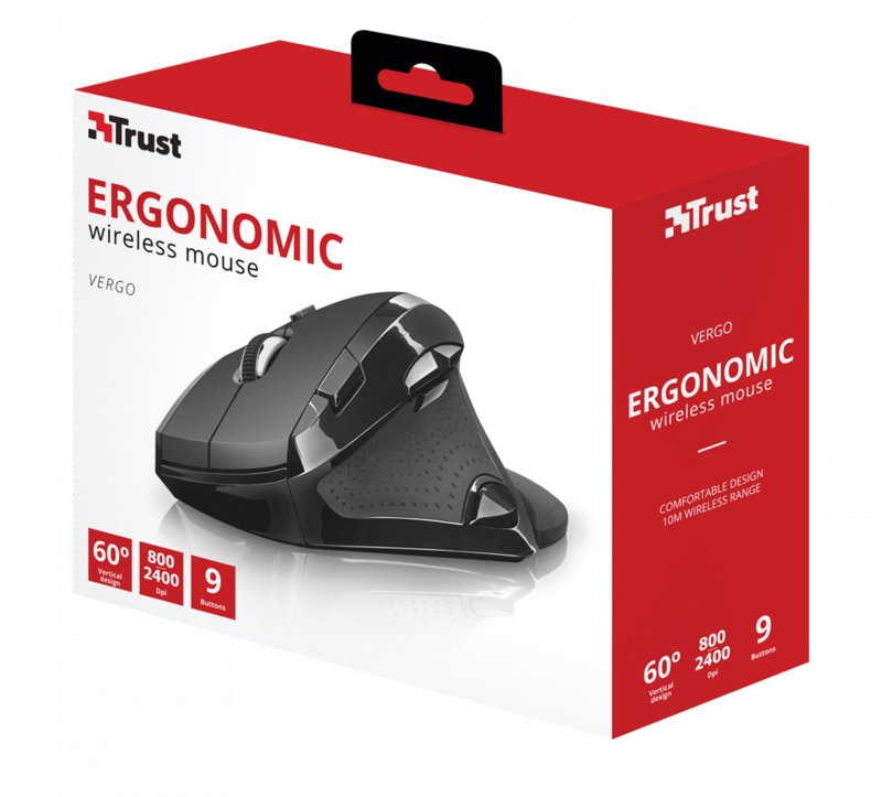 myš TRUST Vergo Wireless Ergonomic Comfort Mouse - obrázek č. 5