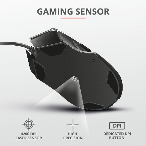 TRUST GXT 178 Ludox Laser Gaming Mouse - obrázek č. 3