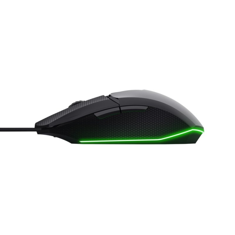 Trust GXT 121 Felox+ / Herní / Optická / Pro praváky / 10 000 DPI / Drátové USB-A / Černá - obrázek č. 2