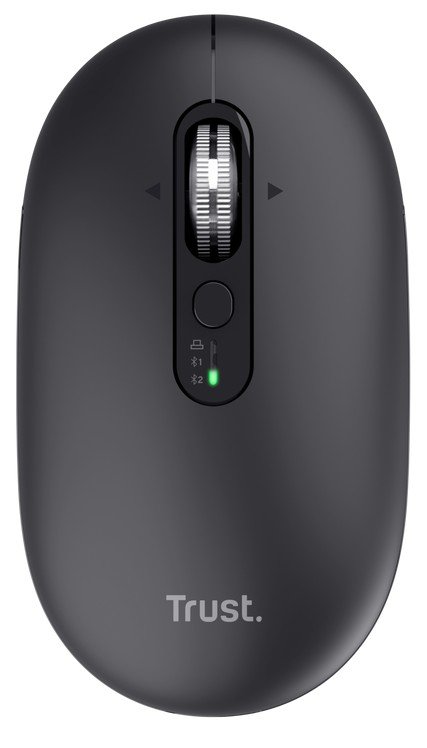 Trust Seron Slim / Kancelářská / Optická / 3 200 DPI / USB+BT / Černá - obrázek č. 2