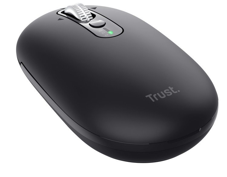 Trust Seron Slim / Kancelářská / Optická / 3 200 DPI / USB+BT / Černá - obrázek č. 3