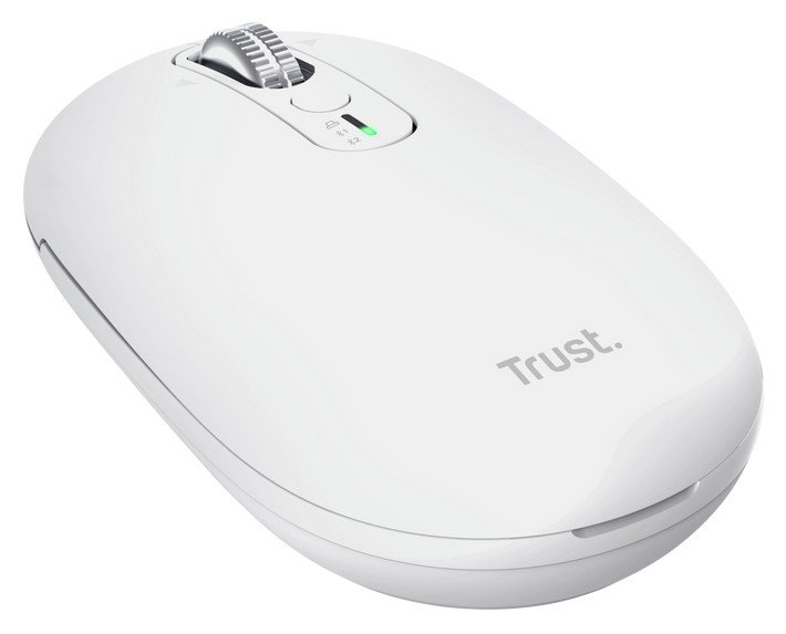 Trust Seron Slim / Kancelářská / Optická / 3 200 DPI / USB+BT / Bílá - obrázek č. 2