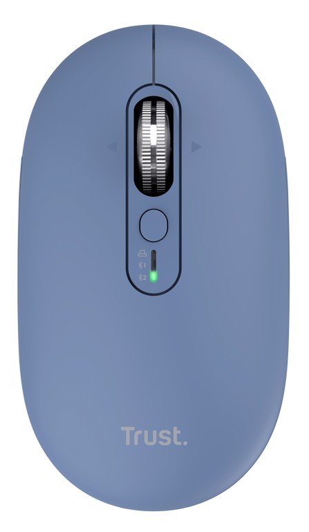 Trust Seron Slim / Kancelářská / Optická / 3 200 DPI / USB+BT / Modrá - obrázek č. 4