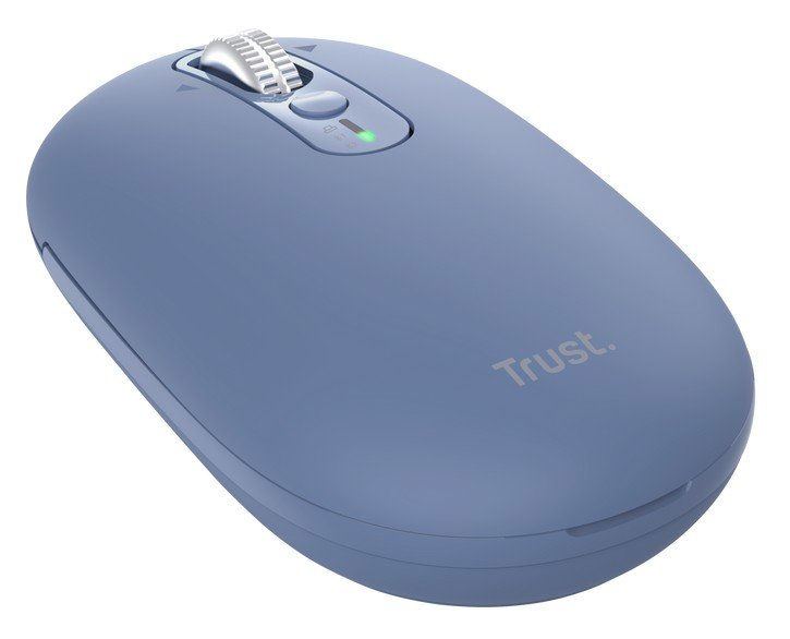 Trust Seron Slim / Kancelářská / Optická / 3 200 DPI / USB+BT / Modrá - obrázek č. 3