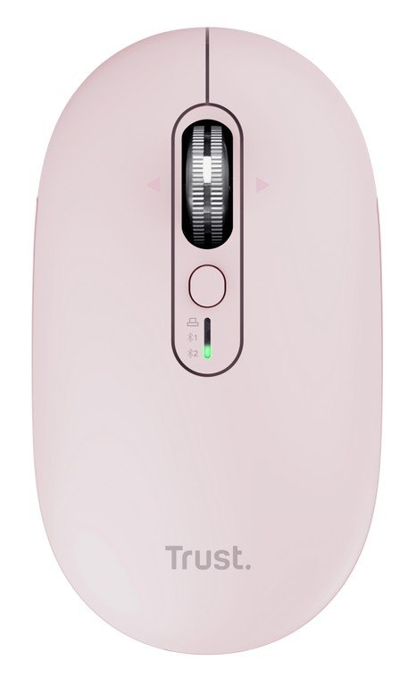 Trust Seron Slim / Kancelářská / Optická / 3 200 DPI / USB+BT / Růžová - obrázek č. 1