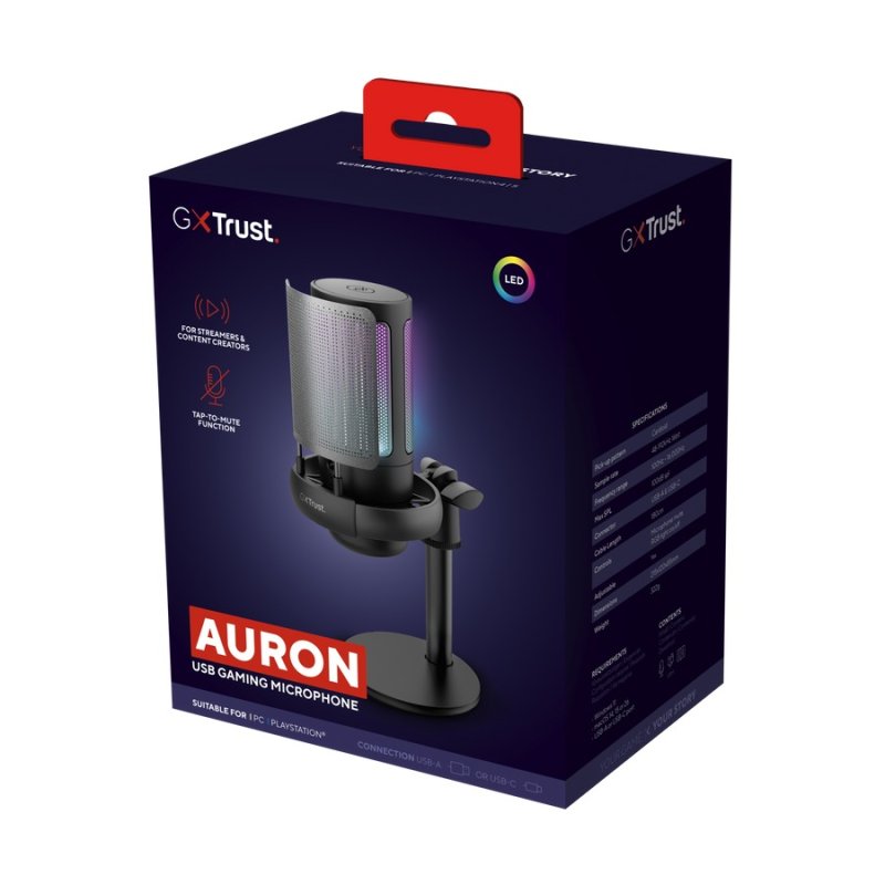 TRUST GXT238 AURON USB MICROPHONE BLK - obrázek č. 7
