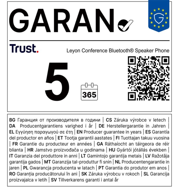 TRUST LEYON CONFERENCE BT SPEAKER PHONE - obrázek č. 3