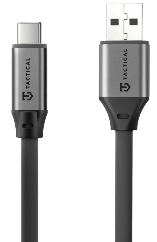 Tactical Fat Man 2.0 Cable USB-A / USB-C 1m Grey - obrázek produktu