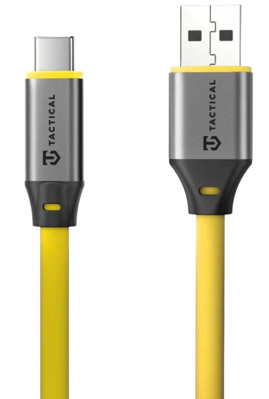 Tactical Fat Man 2.0 Cable USB-A / USB-C 1m Yellow - obrázek produktu