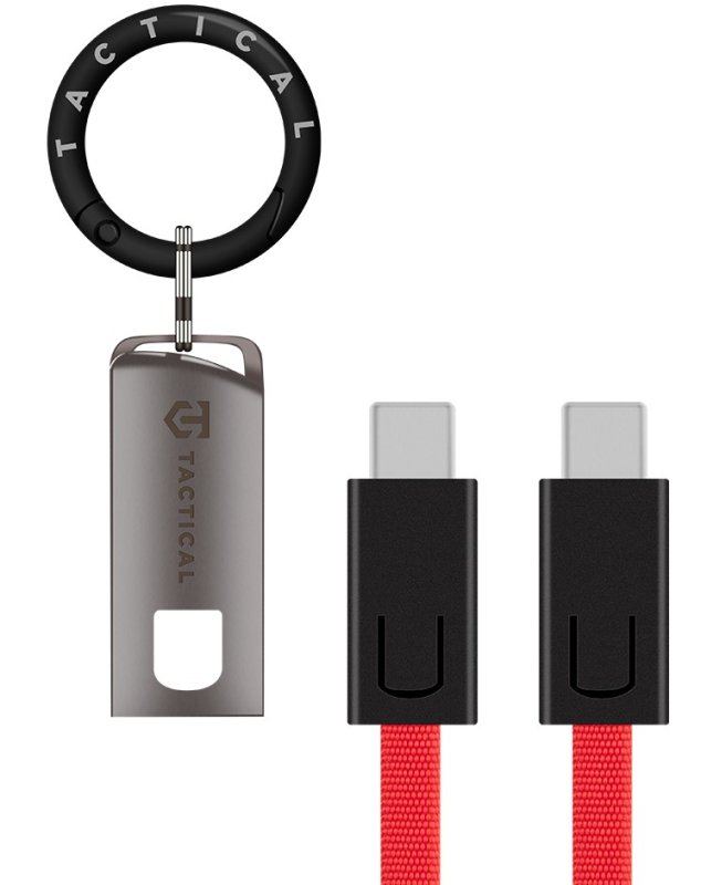 Tactical OODA Loop Cable USB-C / USB-C Red - obrázek č. 1