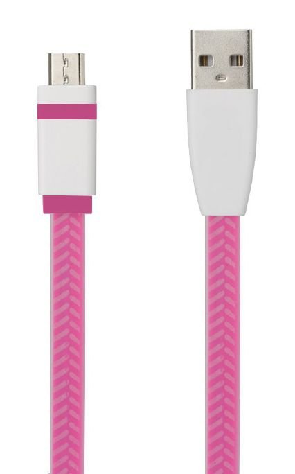 TB Touch Micro USB to USB Cable 1m, pink - obrázek produktu