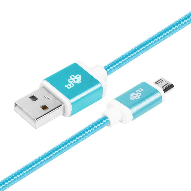 TB Touch USB - MicroUSB, 1,5m, light blue - obrázek produktu