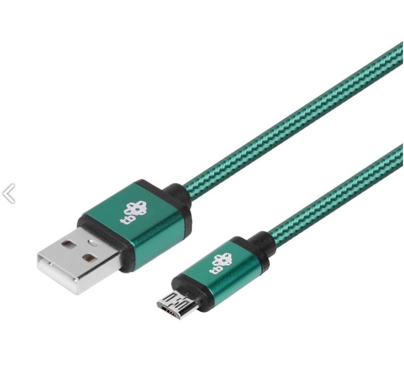 TB Touch USB-A/ microUSB, zelený, 1,5m - obrázek produktu