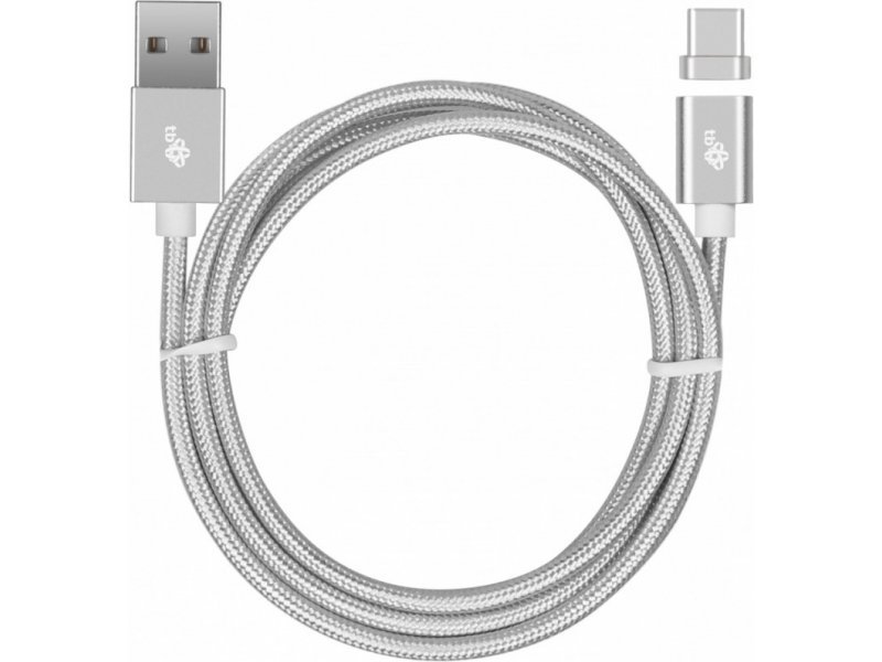 TB Touch kabel USB C- USB stříbrný, 1m - obrázek č. 2