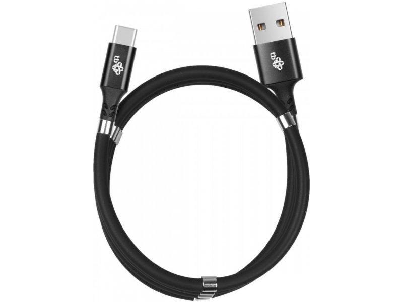 TB Touch kabel USB C - USB magnetický, černý - obrázek č. 2