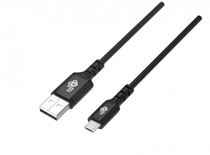 Kabel TB Micro USB 2m, černý - obrázek produktu