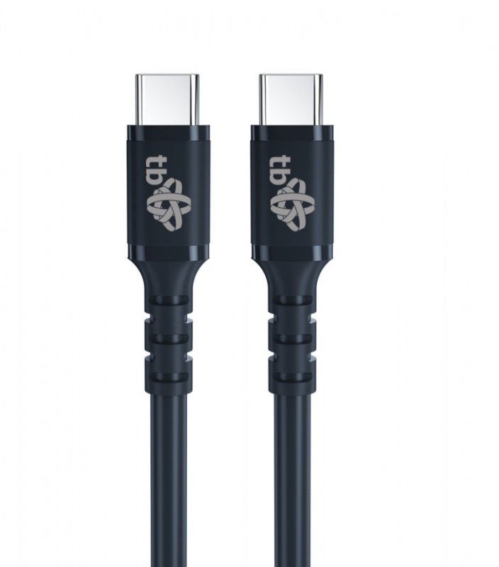 TB USB C - USB C kabel 50cm silicone black - obrázek produktu