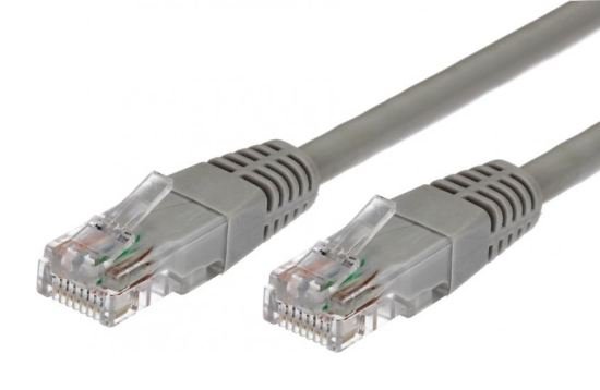 TB Touch Patch kabel, UTP, RJ45, cat5e, 0,5m, šedý - obrázek produktu