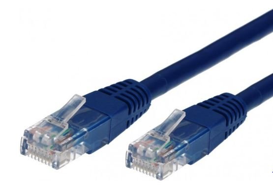 TB Touch Patch kabel, UTP, RJ45, cat5e, 0,5m, modrý - obrázek produktu